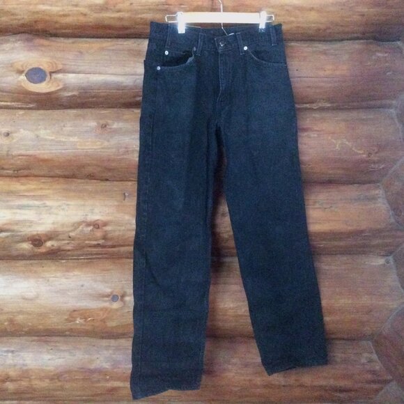 Levi's Other - Levis 565 Black 90s VTG Rare Orange Tab Loose Fit Wide Leg EUC Jeans Size 32x32